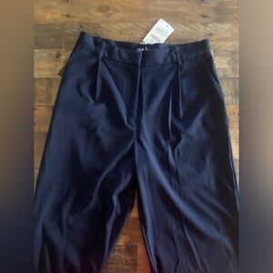 Wide leg navy trouser Zara L pants